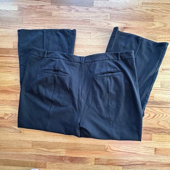 ANTHROPOLOGIE x The Essential Trouser Women's Black Size 26w Officecore Workcore - Picture 8 of 8
